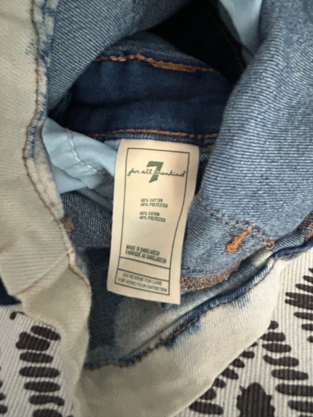 Seven for All Mankind Blue Denim Overall Dress | Size 24 Months - Picture 4 of 4